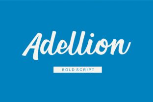 Adellion: A Bold Script Font That Elevates Real Branding Work