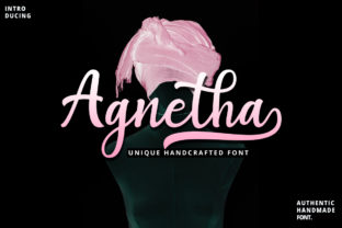 Agnetha: A Script Amp Font That Feels Like Handwritten Charm
