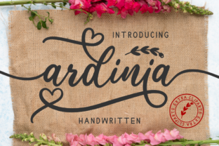 Ardinia: A Modern Handwritten Font for Elegant Brand Identity