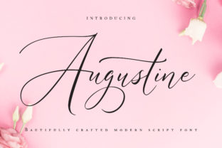 Augustine: A Bold Script Font for Campaign Headlines