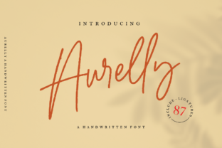 Aurelly: A Modern Script Font with Quiet Confidence