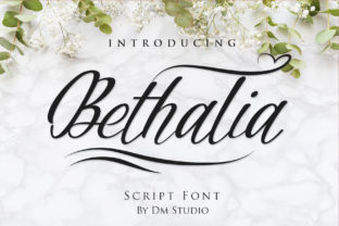 Bethalia: A Delicate Script Font for Editorial Design