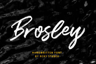 Brosley: A Handlettered Script Font That Elevates Digital Branding