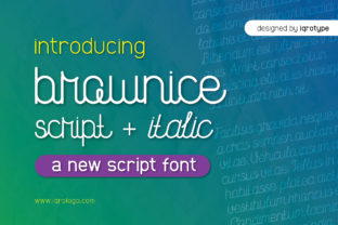 Brownice: A Modern Script Font That Elevates Handmade Design