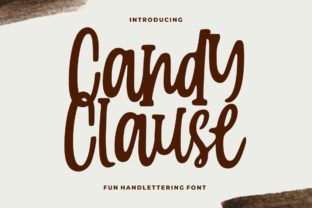 Candy Clause: A Whimsical Script Font for Digital Branding
