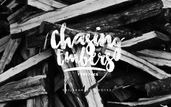 Chasing Embers: A Script Font That Elevates Digital Branding