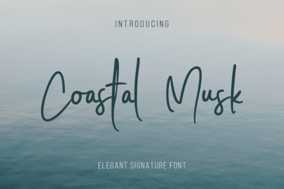 Coastal Musk: A Script Font That Feels Like Sunlight on Saltwater