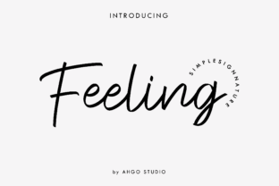 Feeling Signature: A Modern Handwritten Font for Digital Branding