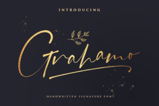 Grahamo: A Sweet, Bold Script Font for Small Business Branding