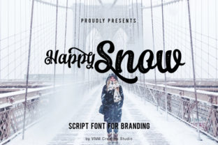 Happy Snow: A Playful Script Font That Brings Handmade Charm to Life