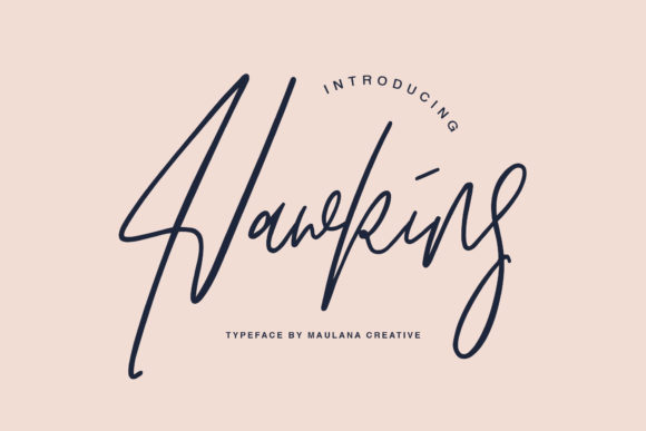 Hawkins: A Handcrafted Script Font for Editorial Design