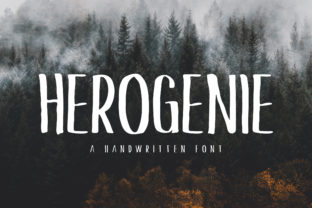 Herogenie: A Handwritten Font That Feels Human in Fast-Scrolling Campaigns