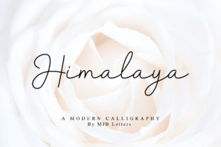 Himalaya: An Elegant Script Font for Digital Branding