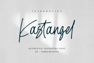 Kastangel: A Light Script Font for Thoughtful Editorial Design