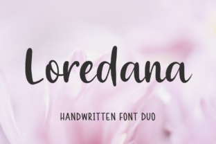 Loredana: A Handwritten Font That Feels Human in Every Campaign
