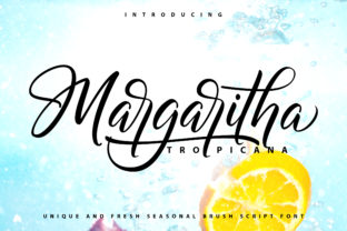 Margaritha Tropicana: A Script Font That Feels Like Sunlight on Paper