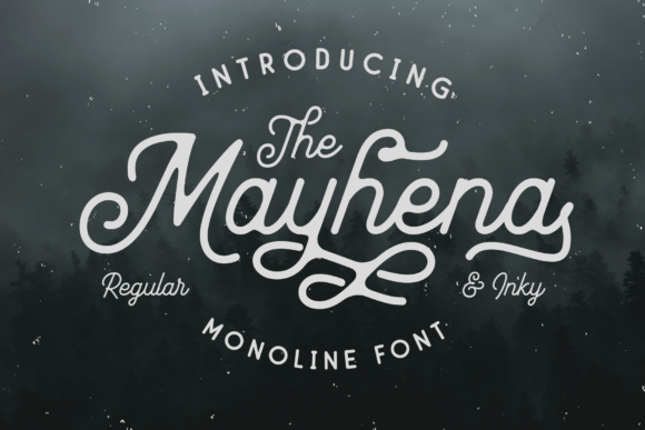 Mayhena: A Vintage-Inspired Display Font for Digital Branding