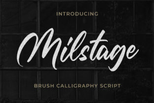 Milstage: A Thoughtful Script Font for Editorial Warmth