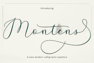 Montens: A Modern Script Font That Makes Your Campaigns Instantly Clear