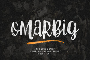 Omarbig: A Natural Script Font for Editorial Design