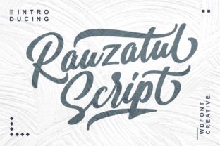 Rauzatul: A Thoughtful Script Font for Brand Identity