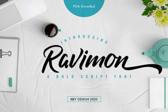Ravimon: A Luxury Handbrush Font for Distinctive Branding