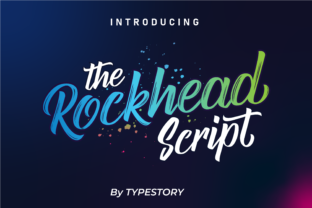 Rockhead: A Script Font That Turns Handmade Details Into Art