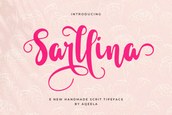 Sarllina: A Bold Script Amp Typeface for Editorial Impact