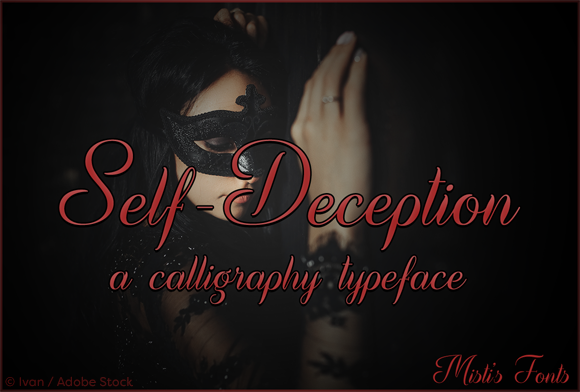 Self-Deception: A Premium Script Font for Scroll-Stopping Brand Content