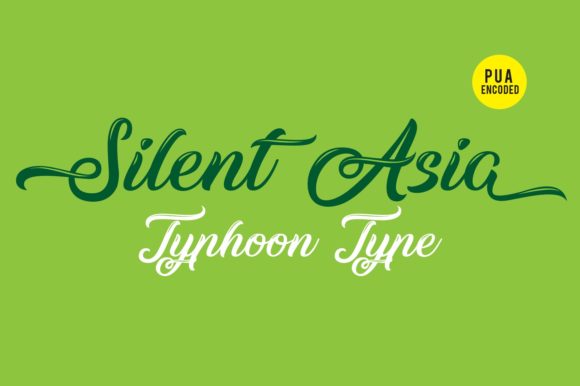 Silent Asia: A Sophisticated Script Font for Digital Branding