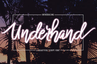 Underhand: A Playful, Elegant Script Font for Modern Branding