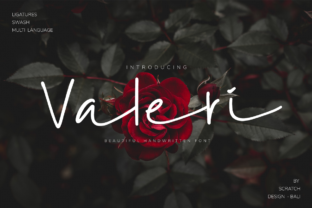 Valeri: A Modern Script Font for Thoughtful Editorial Design